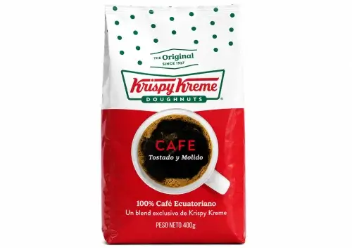 Funda de café molido 100% ecuatoriano de Krispy Kreme Ecuador
