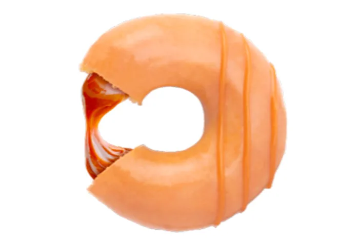 Dona Krispy Kreme Glaseada Original rellena de manjar o dulce de leche