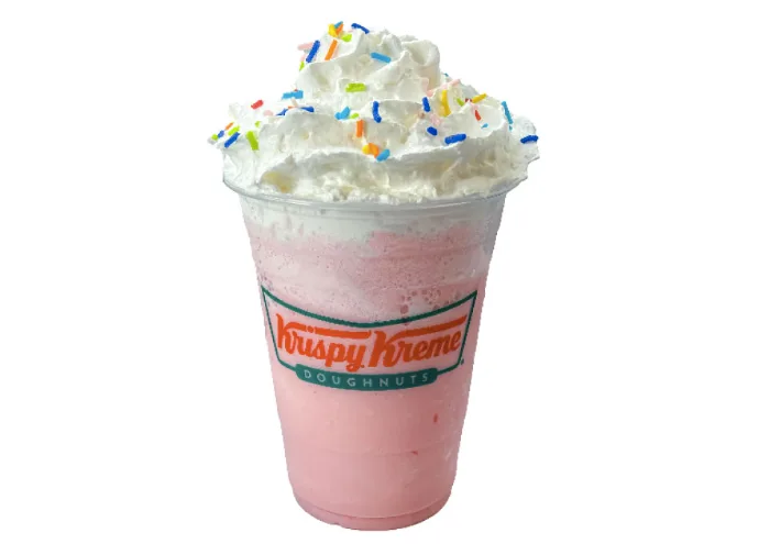 Frappé de fresa de Krispy Kreme Ecuador